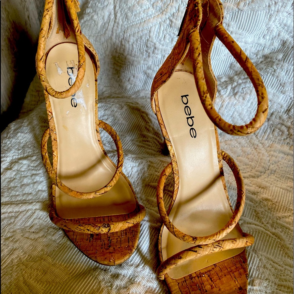 Cork stilettos